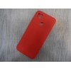 Чехол силиконовый Xiaomi Redmi 10A Soft Touch матовый красный