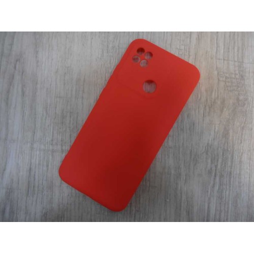 Чехол силиконовый Xiaomi Redmi 10A Soft Touch матовый красный