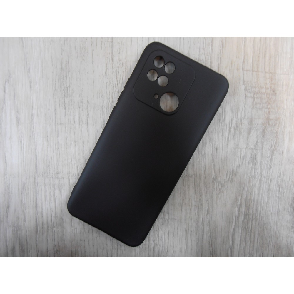Чехол силиконовый Xiaomi Redmi 10C Silicone Cover Nano черный