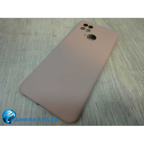 Чехол силиконовый Xiaomi Redmi 10C Silicone Cover пудровый