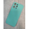 Чехол силиконовый Xiaomi Redmi 12 Silicone Cover Nano 2mm бирюзовый