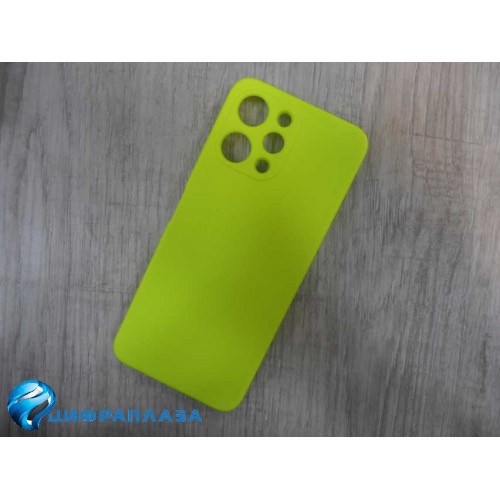 Чехол силиконовый Xiaomi Redmi 12 Silicone Cover Nano 2mm салатовый