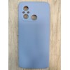 Чехол силиконовый Xiaomi Redmi 12C Silicone Case New Era голубой