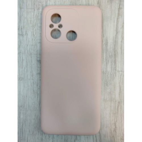 Чехол силиконовый Xiaomi Redmi 12C Silicone Cover Nano 2mm розовый песок