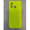 Чехол силиконовый Xiaomi Redmi 12C Silicone Cover Nano 2mm салатовый