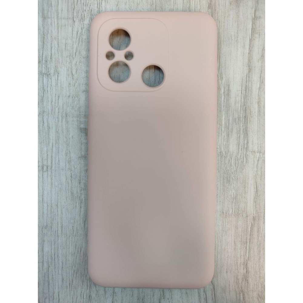 Чехол силиконовый Xiaomi Redmi 12C Silicone Cover Nano розовый песок