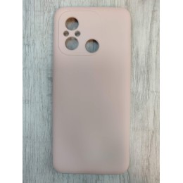Чехол силиконовый Xiaomi Redmi 12C Silicone Cover Nano розовый песок