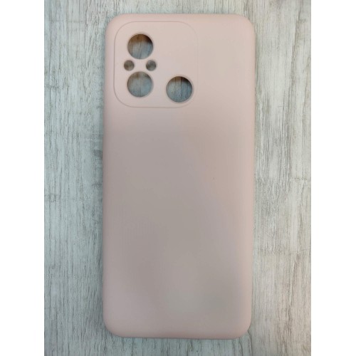 Чехол силиконовый Xiaomi Redmi 12C Silicone Cover Nano розовый песок
