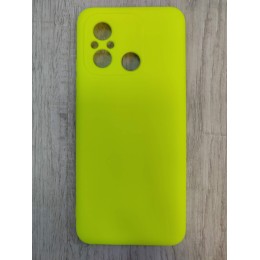 Чехол силиконовый Xiaomi Redmi 12C Silicone Cover Nano салатовый