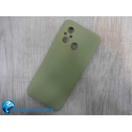 Чехол силиконовый Xiaomi Redmi 12C Soft Touch матовый фисташковый
