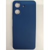 Чехол силиконовый Xiaomi Redmi 13/13C/Poco C65 Silicone Cover без лого темно-синий