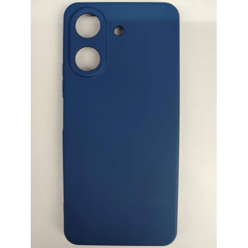 Чехол силиконовый Xiaomi Redmi 13/13C/Poco C65 Silicone Cover без лого темно-синий