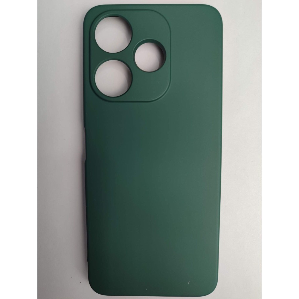 Чехол силиконовый Xiaomi Redmi 13 Silicone Cover Nano темно-зеленый