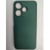 Чехол силиконовый Xiaomi Redmi 13 Silicone Cover Nano темно-зеленый