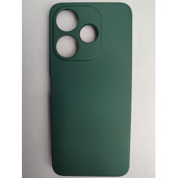 Чехол силиконовый Xiaomi Redmi 13 Silicone Cover Nano темно-зеленый