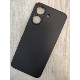 Чехол силиконовый Xiaomi Redmi 13C/POCO C65 Silicone Case без лого черный