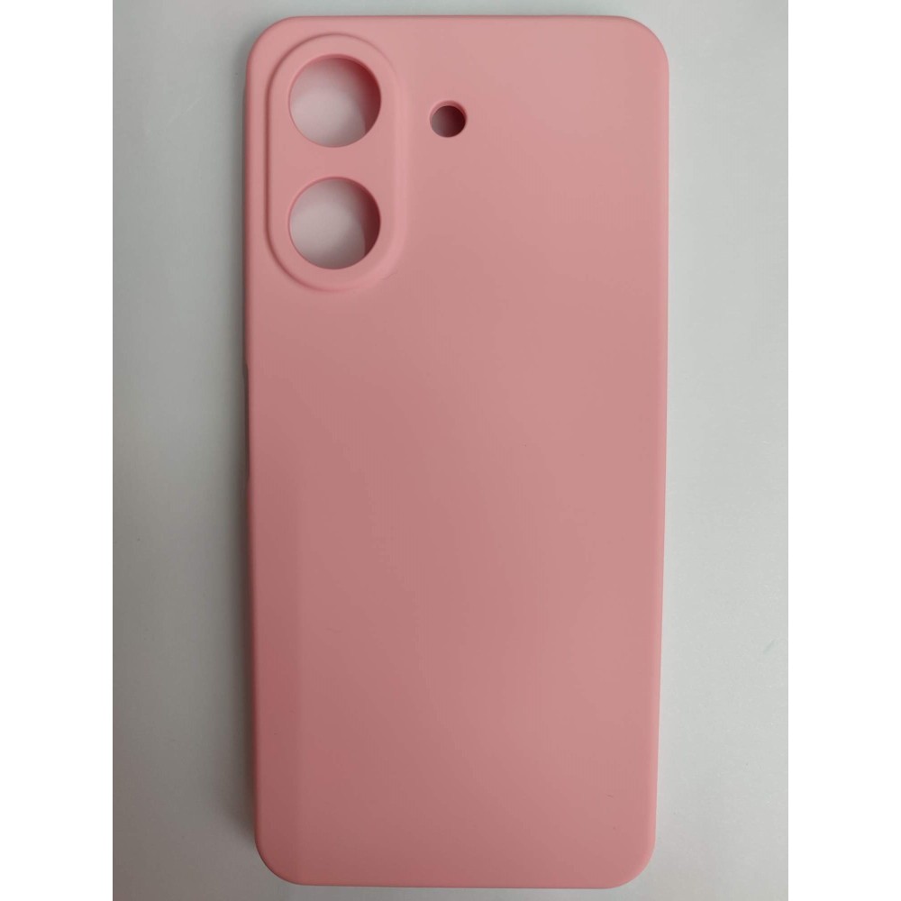 Чехол силиконовый Xiaomi Redmi 13C/POCO C65 Silicone Case без лого розовый