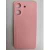 Чехол силиконовый Xiaomi Redmi 13C/POCO C65 Silicone Case без лого розовый