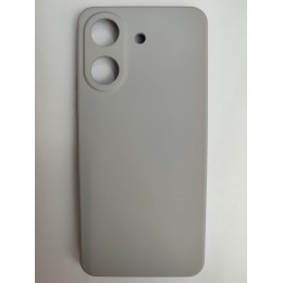 Чехол силиконовый Xiaomi Redmi 13C/POCO C65 Silicone Case без лого серый