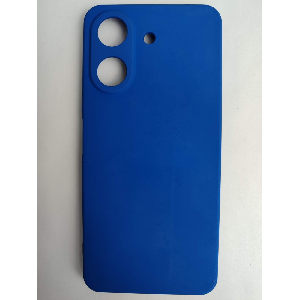 Чехол силиконовый Xiaomi Redmi 13C/POCO C65 Silicone Case без лого синий