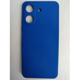 Чехол силиконовый Xiaomi Redmi 13C/POCO C65 Silicone Case без лого синий