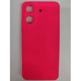 Чехол силиконовый Xiaomi Redmi 13C/POCO C65 Silicone Cover без лого фуксия