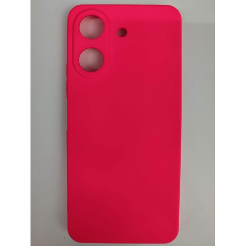 Чехол силиконовый Xiaomi Redmi 13C/POCO C65 Silicone Cover без лого фуксия