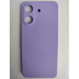 Чехол силиконовый Xiaomi Redmi 13C/POCO C65 Silicone Cover без лого сиреневый