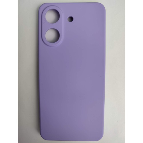 Чехол силиконовый Xiaomi Redmi 13C/POCO C65 Silicone Cover без лого сиреневый