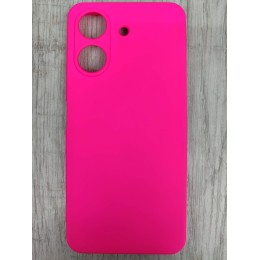Чехол силиконовый Xiaomi Redmi 13C/POCO C65 Silicone Cover Nano фуксия