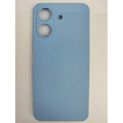 Чехол силиконовый Xiaomi Redmi 13C/POCO C65 Silicone Cover Nano светло-голубой