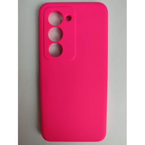 Чехол силиконовый Xiaomi Redmi 15 Silicone Cover без лого фуксия