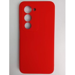 Чехол силиконовый Xiaomi Redmi 15 Silicone Cover без лого красный
