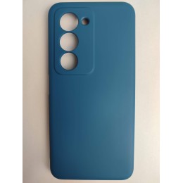 Чехол силиконовый Xiaomi Redmi 15 Silicone Cover без лого синий
