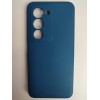 Чехол силиконовый Xiaomi Redmi 15 Silicone Cover без лого темно-синий