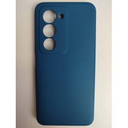 Чехол силиконовый Xiaomi Redmi 15 Silicone Cover без лого темно-синий