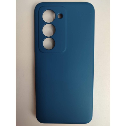 Чехол силиконовый Xiaomi Redmi 15 Silicone Cover без лого темно-синий