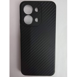 Чехол силиконовый Xiaomi Redmi 15C/POCO C85 карбон черный