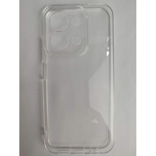 Чехол силиконовый Xiaomi Redmi 15C/POCO C85 прозрачный с защитой камеры 