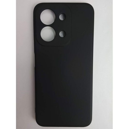 Чехол силиконовый Xiaomi Redmi 15C/POCO C85 Silicone Cover без лого черный