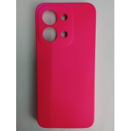 Чехол силиконовый Xiaomi Redmi 15C/POCO C85 Silicone Cover без лого фуксия