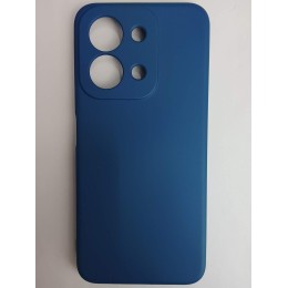Чехол силиконовый Xiaomi Redmi 15C/POCO C85 Silicone Cover без лого синий 