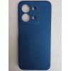 Чехол силиконовый Xiaomi Redmi 15C/POCO C85 Silicone Cover без лого темно-синий 
