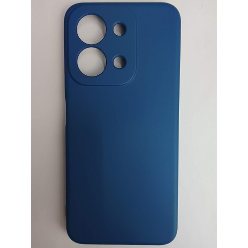 Чехол силиконовый Xiaomi Redmi 15C/POCO C85 Silicone Cover без лого темно-синий 