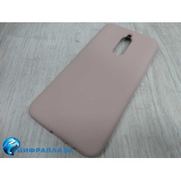 Чехол силиконовый Xiaomi Redmi 8 Soft Touch бледно-розовый