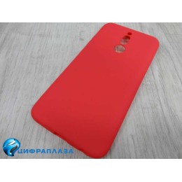 Чехол силиконовый Xiaomi Redmi 8 Soft Touch матовый красный
