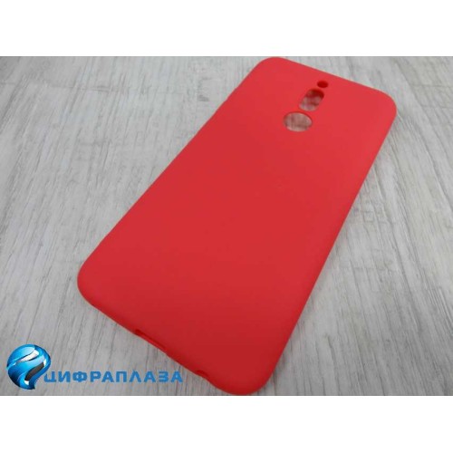 Чехол силиконовый Xiaomi Redmi 8 Soft Touch матовый красный
