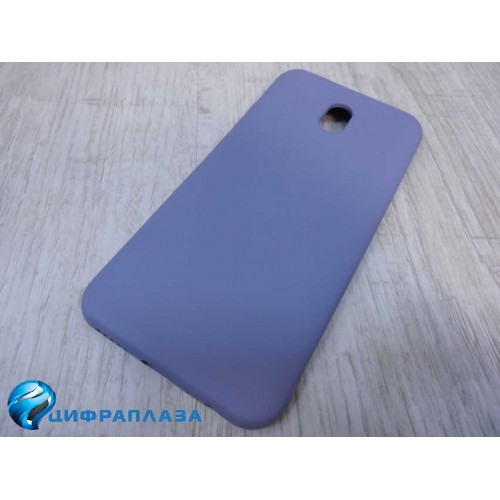 Чехол силиконовый Xiaomi Redmi 8A Silicone Case New Era серый