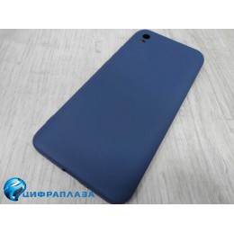 Чехол силиконовый Xiaomi Redmi 9A Silicone Cover Nano 2mm темно-синий