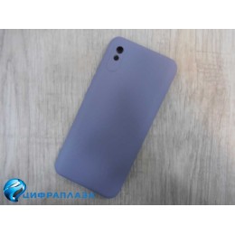 Чехол силиконовый Xiaomi Redmi 9A Silicone Cover Nano серый